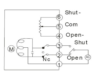 帶開度信號(hào)反饋開關(guān)型電動(dòng)蝶閥接線圖、電動(dòng)球閥接線圖