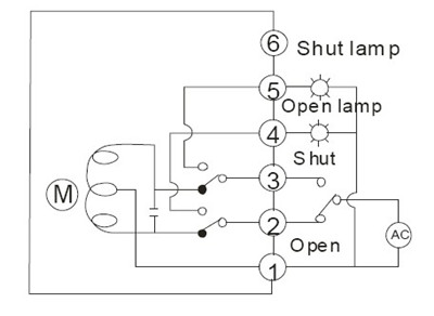 帶有源燈指示開關(guān)型電動(dòng)蝶閥接線圖、電動(dòng)球閥接線圖
